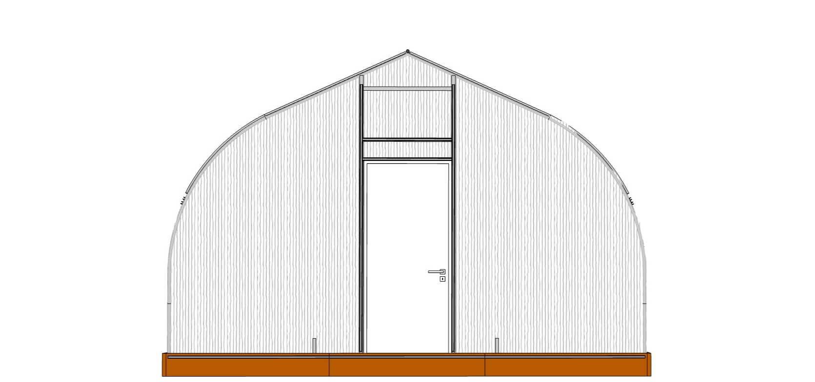 Our 16'-wide hoop house is small enough to fit in your backyard and big enough to extend your season through the deep winter