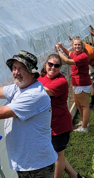 Community Build - Muster a team of helpers and create an old-school barn raising type event.